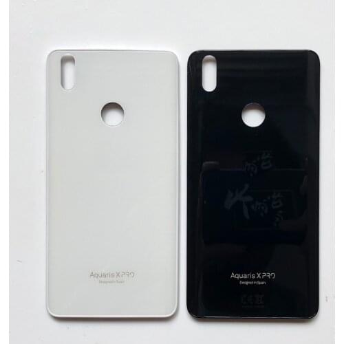 100% Original glass new Battery Door Back Cover Housing Case For BQ Aquaris X PRO Back Frame Spare Parts For X Pro Back Marco