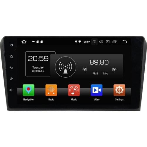 9'' Octa Core 8 core Android 9.0 Car Radio DVD player GPS for for MAZDA 3 2004-2009 gps navigation 4G RAM 64G ROM stereo MEDIA