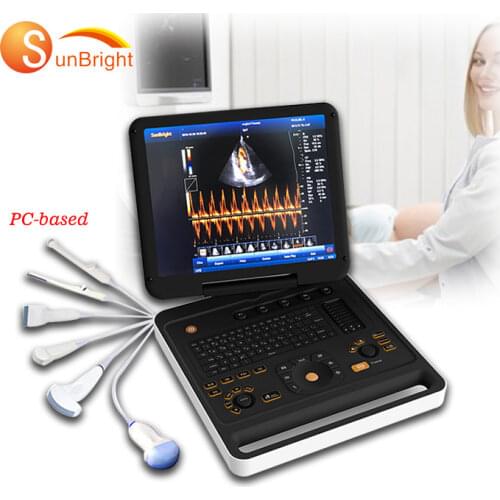 CE Portable medical color doppler ultrasound ecografo mindray m5 m7 m9 system 3D 4D color doppler Laptop ultrasound