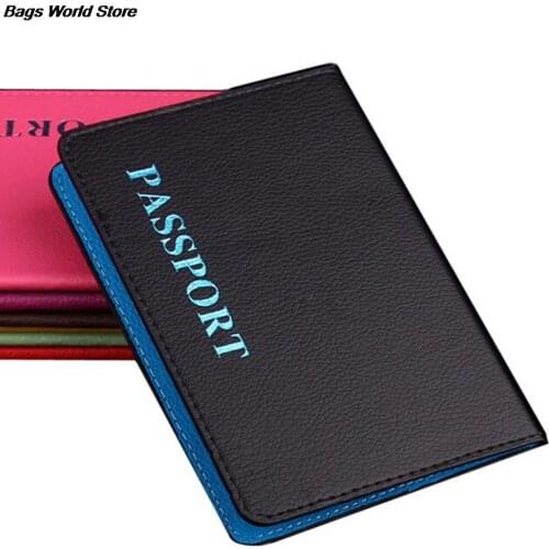 Travel Passport Holder Card Cover On The Case For Womens Men Adventure Porta Passaporte Pasport Function Business Card 1PCS