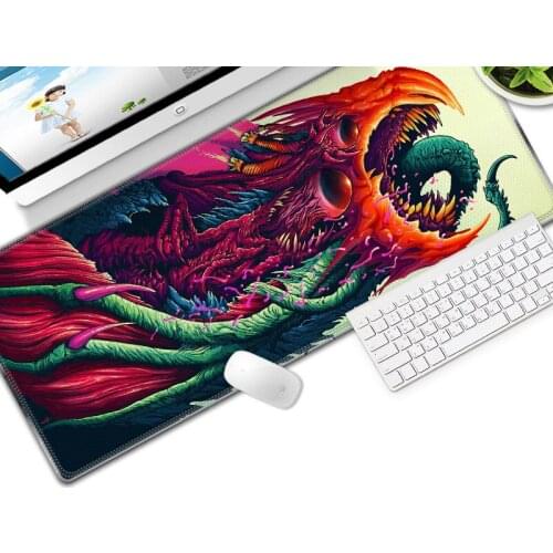 Mouse Pad 3D Gaming Extra Large 800*300 Angry Monster Deskpad Desk Mats Laptop Keyboard Mouse Mat Mousepad for PC