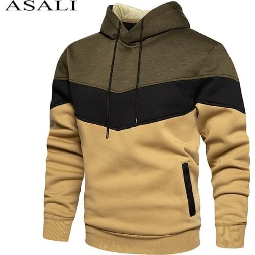Male Patchwork 2021 Hip hop Hoodie Sweatshirt Men/Women Coat Fleece Hoodies +Sweatpants Suit Autumn Winter Warm Hooded Pullover