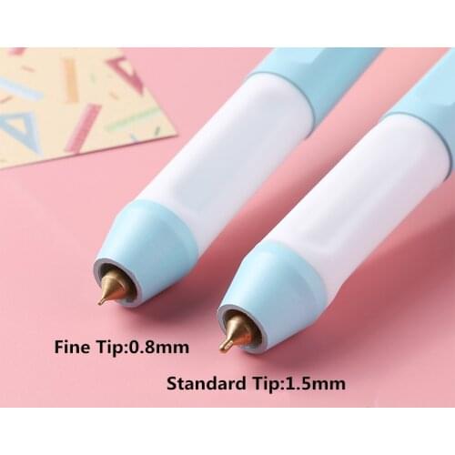 Heating Hot Stamping Foil Pen for Making Cards Album Photo Slim Handle USB Powered Use On Paper Leather Plastic Tips 0.8/ 1.5mm