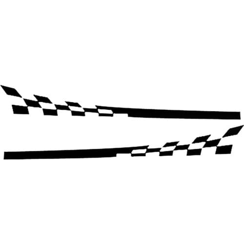 2X Car Racing Decal Sticker Emblem For Mitsubishi Lancer-ex V3