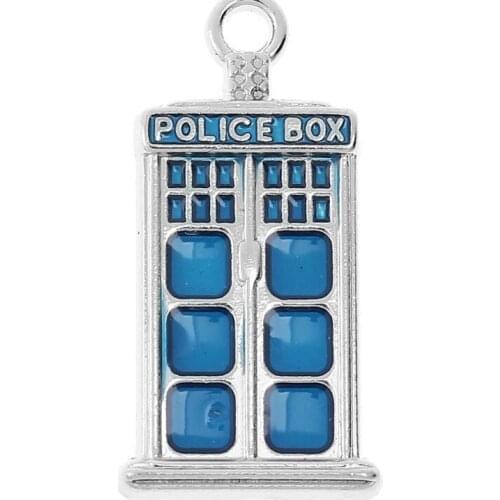 DoreenBeads Zinc metal alloy Charm Pendants Rectangle silver color Message Pattern DIY Jewelry Making Enamel 27mm x 14mm ,1 Pc