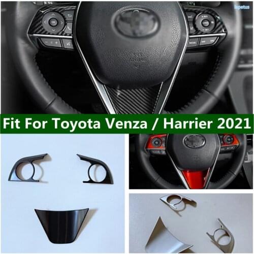 Steering Wheel Gear Shift Trim Cover Decoration Frame Car Interior Accessories 4 Colors Fit For Toyota Venza / Harrier 2021