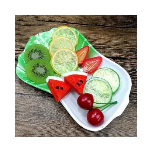 Food Plastic Fruit Cutting Slice Model Simulation Toy Educational Pretend Play Kid Children House 13pcs/set Fruitage Fake 2021