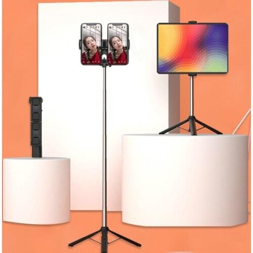 Cell Phone Stand To Expand The Dual-camera Desktop Live Fill Light Bluetooth Remote Control Selfie Stick Tik Tok Live
