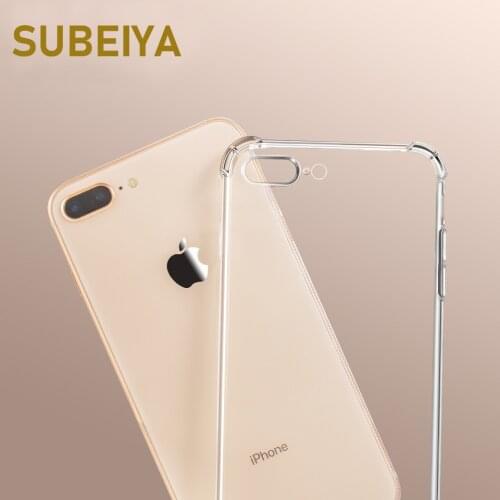 Luxury Shockproof Phone case For iPhone 6 6s 7 8 Plus Transparent Silicone case For iPhone X Xs Max XR 11 Pro Max Cover cases