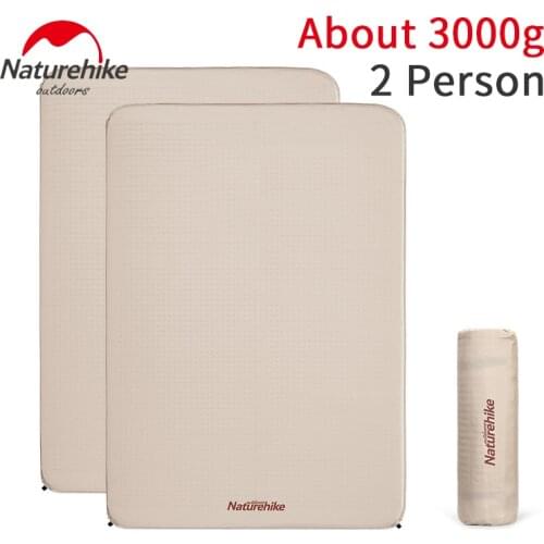 Naturehike Outdoor Widen Sponge Automatic Inflatable Sleeping Pad Camping Travel Single Portable 200x75x3cm Comfortable Cushion