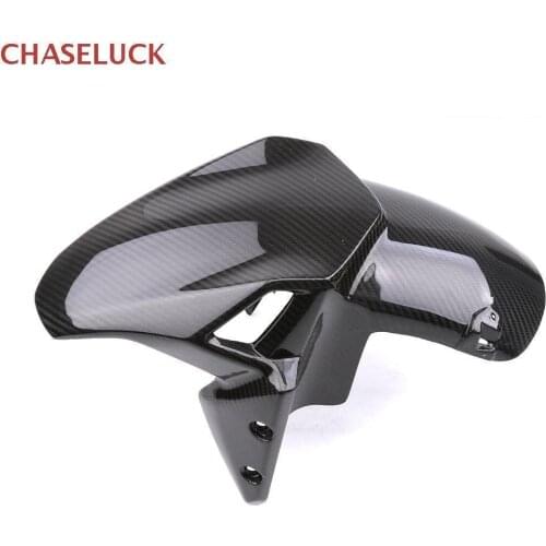 For Kawasaki Z900 2017 2018 2019 Carbon Fiber Front Wheel Fender Hugger Splash Mud Dust Guard Mudguard Protector Fairing Cover