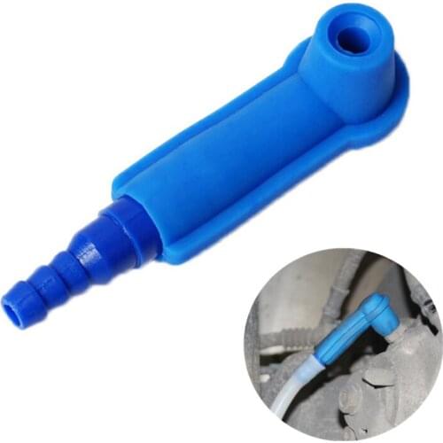 1 Pcs Oil Bleeder Exchange Drained Connector Brake Oil Changer joint Brake Oil Exchange Tool Construction Vehicles Device Blue