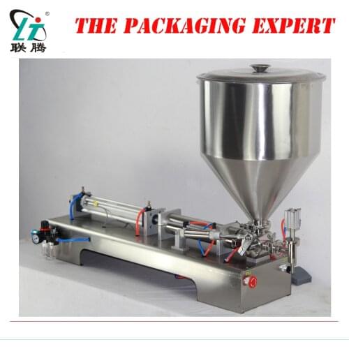 1000ml Model Shampoo Lotion Cream Yoghourt Honey Juice Sauce Jam Gel Paste Filling Machine Pneumatic Nial Polish Piston Filler