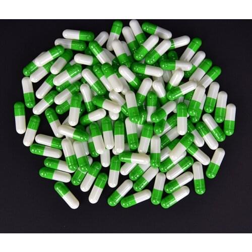 1000Pcs Capsules Separated Box Multicolor Empty Gelatin Capsules Pill Vcaps Gel Halal Separated Box 5 Colors