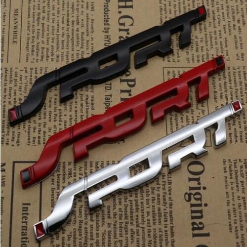 3D Metal Car Trunk Racing SPORT Sticker for Fiat 500 Panda Stilo Punto Doblo Grande BravoDucato
