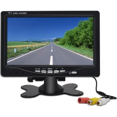 7 Inch Car Monitor Display Lcd Reverse Camera Monitors for Car Parking / Reversing System Utility To Use