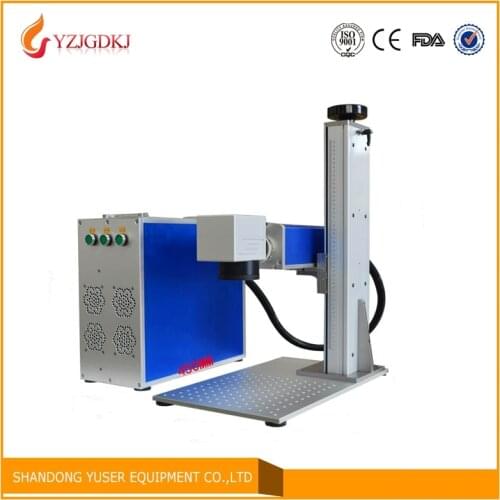 Free Shipping 20W split optical fiber co2 laser marking machine metal laser engraving machine