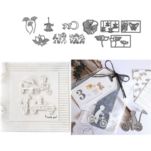 CH 2020 New Arrival Flower Set Metal Cutting Dies Stencils For Scrapbooking Photo Album Decoration Embossing Paper Card Craft