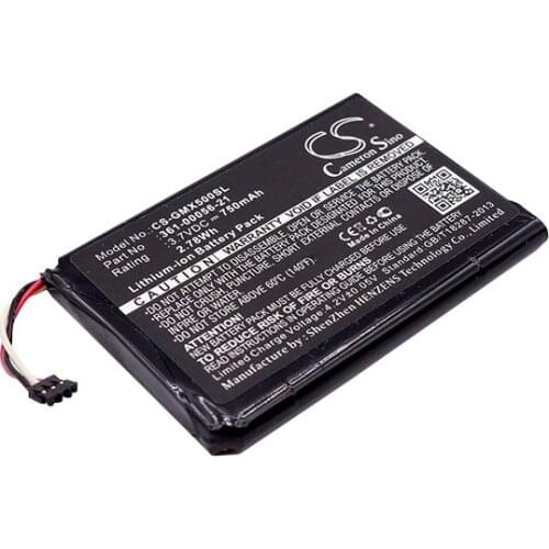CS 750mAh / 2.78Wh battery for Garmin 010-01531-00, DriveAssist 50 LMT-D, Driveluxe 50 LMTHD 361-00056-21