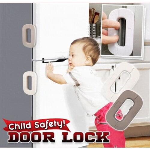 Child Safety Door Lock Refrigerator Lock Multipurpose Fridge Freezer Cabinet Door Safety Lock UD88
