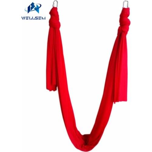 6meter length Latest Multifunction flying Yoga Hammock Swing Trapeze Anti-Gravity Inversion Aerial Traction Device Yoga belts