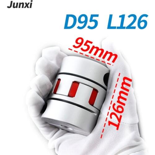 GS42 GR D95L126 Coupler Aluminium Plum Flexible Shaft Coupling Motor Connector 95mm 126mm CNC Flexible Coupler
