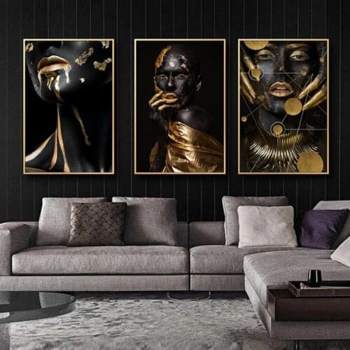 Canvas paintings Black Beauty Poster Home Decoration For Living Room Portrait Art