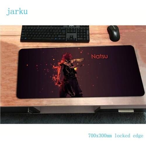 Fairy tail mousepad 700x300x3mm Computer mouse mat gamer office gamepad pc gamer 3d gaming mousemat desk pad office padmouse