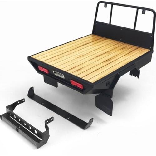 Metal rear trail bed for 1/10 killerbody lc70 &RC4WD TF2 LWB chassis rc car parts