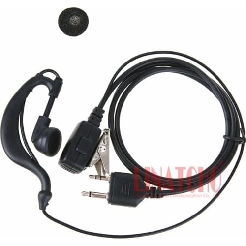 MIDLAND walkie talkie G6 G7 G8 G Q7A2 2 pins PTT ear hook single side earphone