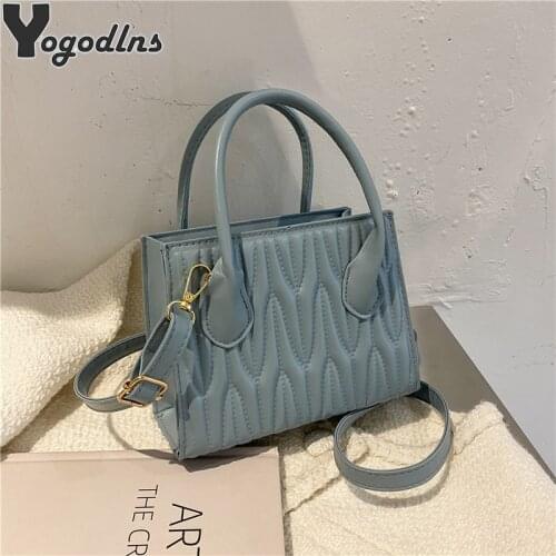 Fashion Small Handbags and Purse Soild Color Shoulder Crossbody Bags for Women PU Leather Mini Messenger Bag Daily Travel Totes