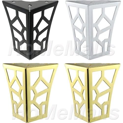 1/2/4 Pieces of Modern Furniture Sofa Legs Cabinet Table Legs Coffee Table Metal Furniture Legs with Mounting Screws