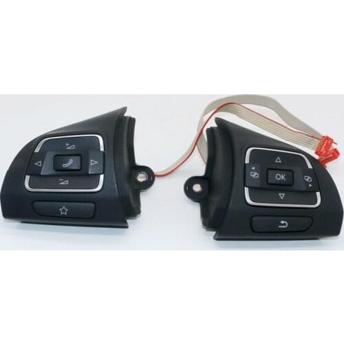 OEM Steering wheel Multifunction Button 5C0 959 537 B5C0 959 538B For Jetta MK6 Golf MK6 EOS Tiguan Touran Amarok Caddy