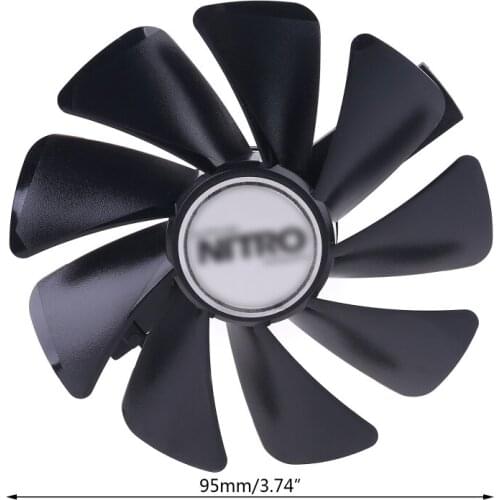 95mm CF1015H 12D FDC10U12S9-C Cooler Fan Replace for Sapphire NITRO RX580 RX480 Drop Shipping
