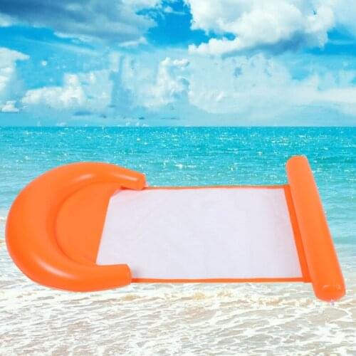 Swimming Inflatable Bed With Air Cushion Floating Lounger Chair Beach Pool Water Party Toy Summer Holiday Float Chair