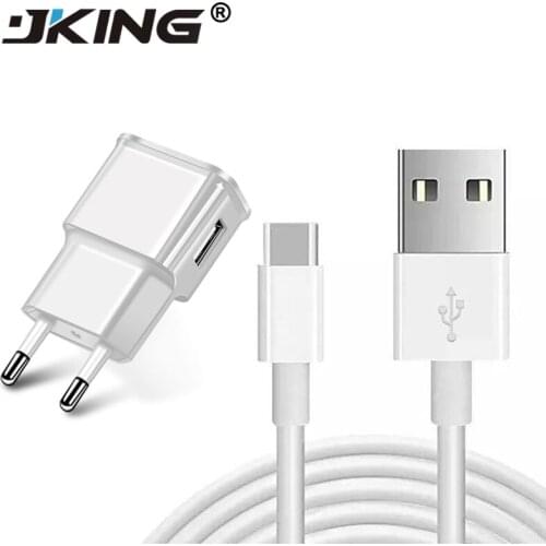 2A US EU Plug Wall USB Charger + Type-C USB Charging Cable For Xiaomi 5 6 8 Honor 8 9 10 Samsung S9 S8 Plus OnePlus Phone Cable