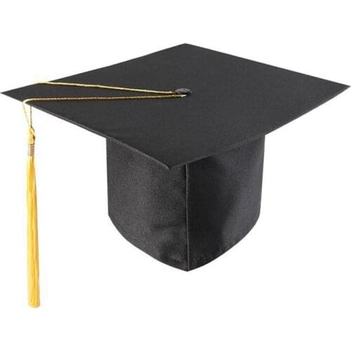 Unisex Adult Matte Graduation Cap with Tassel Adjustable 2020 Photography High School College black Woman hat