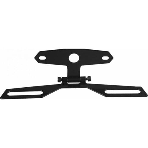 Universal Motorcycle Adjustable Angle License Plate Light Tail Light Bracket Aluminum License Number Plate Frame Holder Bracket