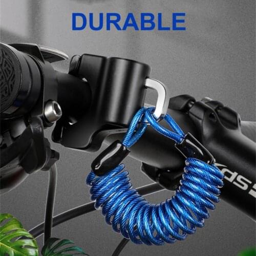 WEST BIKING Bicycle Helmet Lock Bicycle Anti-theft Pendant Electric Motorcycle MTB Bike Helmet Lock Mini With Two Keys