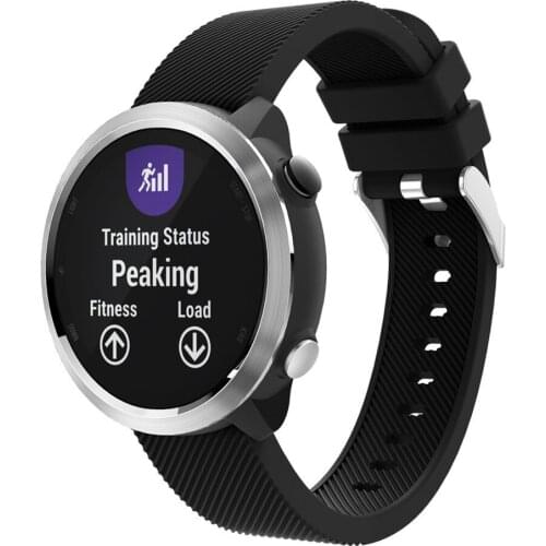 High quality Soft Silicone Watch Strap Band for Garmin Vivoactive 3 Vivomove HR For Garmin Forerunner 645 Smart Watch