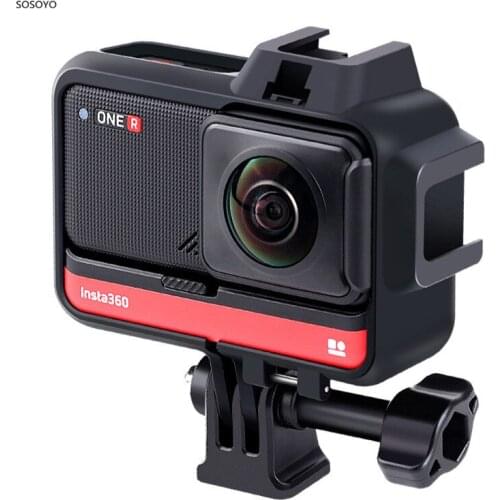 Insta360 Anti-fall Protective Frame Case Cold Boot Expansion Mount Adapter For Insta 360 ONE R Sports Camera Accessories