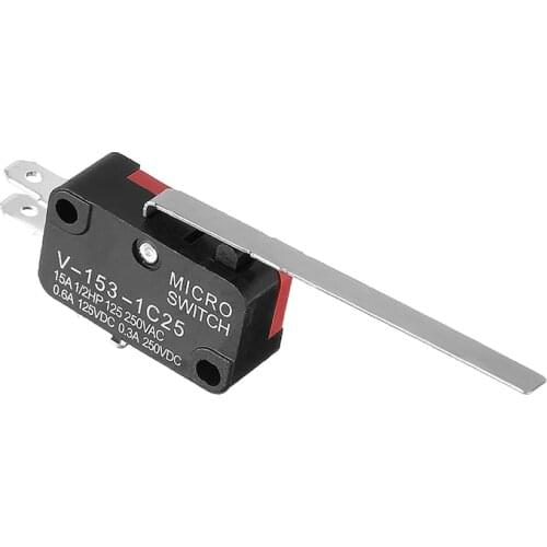 10pcs Limit Switch Long Straight Hinge Lever Type For Electric Instrument Measuring Appliance SPDT Micro Switch