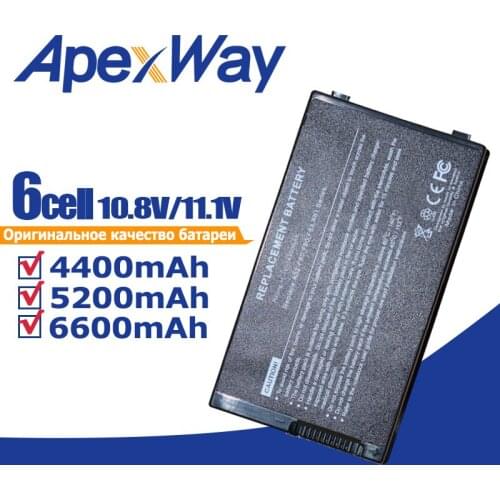 ApexWay Laptop battery for Asus A32-A80 F80 N60 X82 N60D X82C F80s F81 X82L F81E X82Q X82S F83 X85 X85E F83E F83S X88 F83T X61