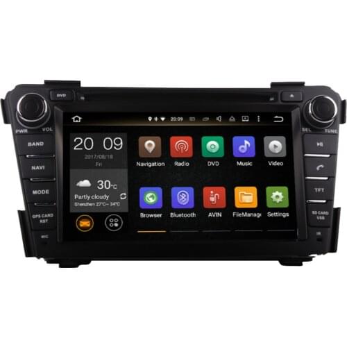 Car GPS Navigation DVD Multimedia Bluetooth WIFI 4GB Android 9.0 Octa Core Car Radio Stereo Head Unit For Hyundai I40 2011-2019