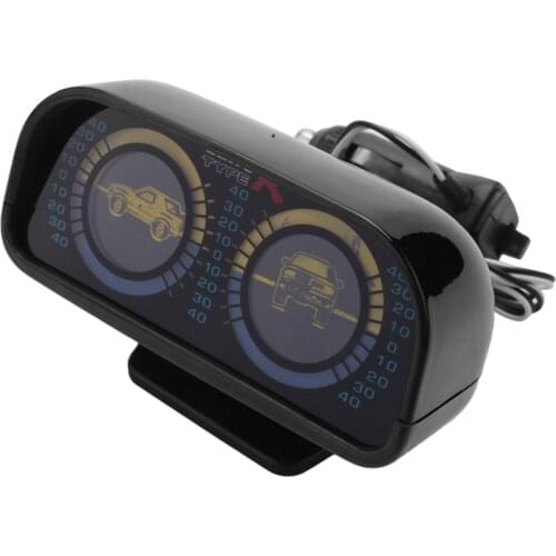 Euro Typer Car Adjustable Compass Balancer Slope Meter Tachometer