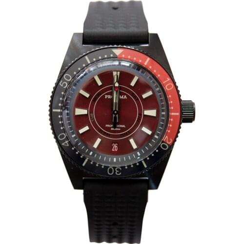 PROXIMA 62Mas Mens Watches Men Automatic Watch Sport Dive 300M Waterproof Mechanical Wristwatch Luminous NH35 Date Week Sapphire