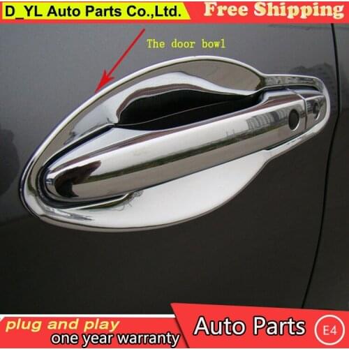 D_YL car styling for Honda CRV door bowl chrome trim For 2012-2015 CRV door bowl ABS decorative 4 PCS