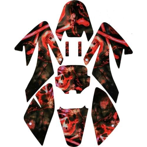 For HONDA 2006-2012 CRF70 graphics decals stickers CRF70 2011 2010 2009 2008 2007