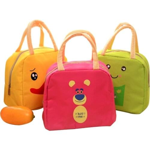 Insulated Oxford Cloth Lunch Bag Thermal Portable Food Picnic Lunch Bags Tote Travel Food Carry BagHome Kitchen Storage Bags