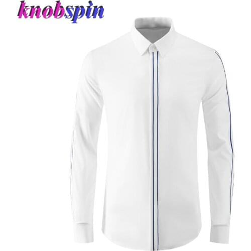 Men's Slim Fit Shirts Knobspin China